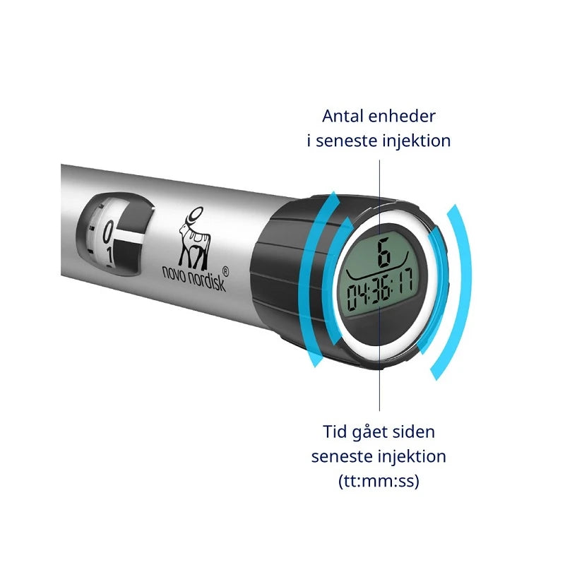 NovoPen Echo Plus intelligent flergangsinsulinpen, rød